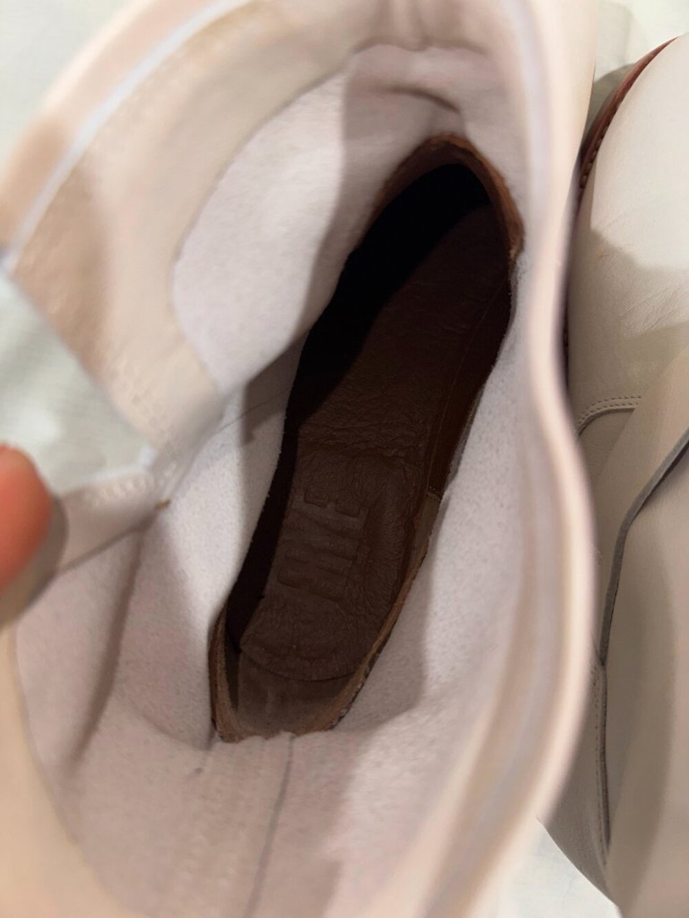 FRYE Veronica Flex Cream Booties - Picture 6 of 7